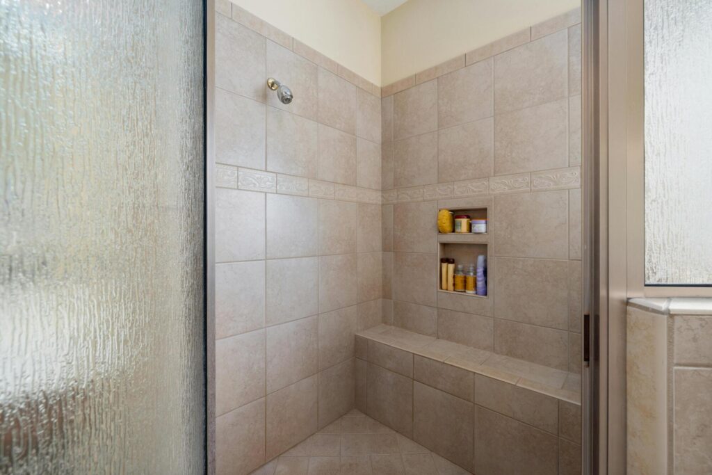 walk in curbless shower